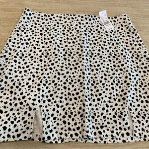 Pacsun cow print streetwear skater girl California cool grunge micro mini NWT